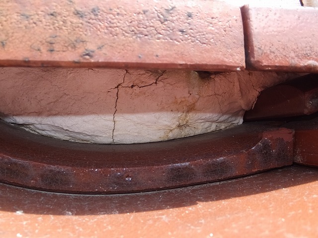 漆喰の劣化も深刻